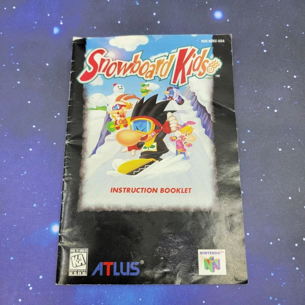 Snowboard Kids (Nintendo 64) CIB Video Game Box, Manual, Cartridge N64